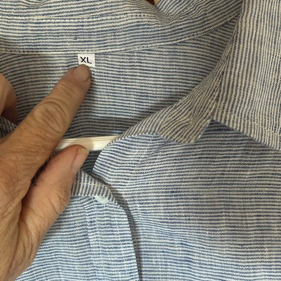 LinenMe Paula European Linen Shirt-Dress Size XL/US14 - Picture 11 of 14